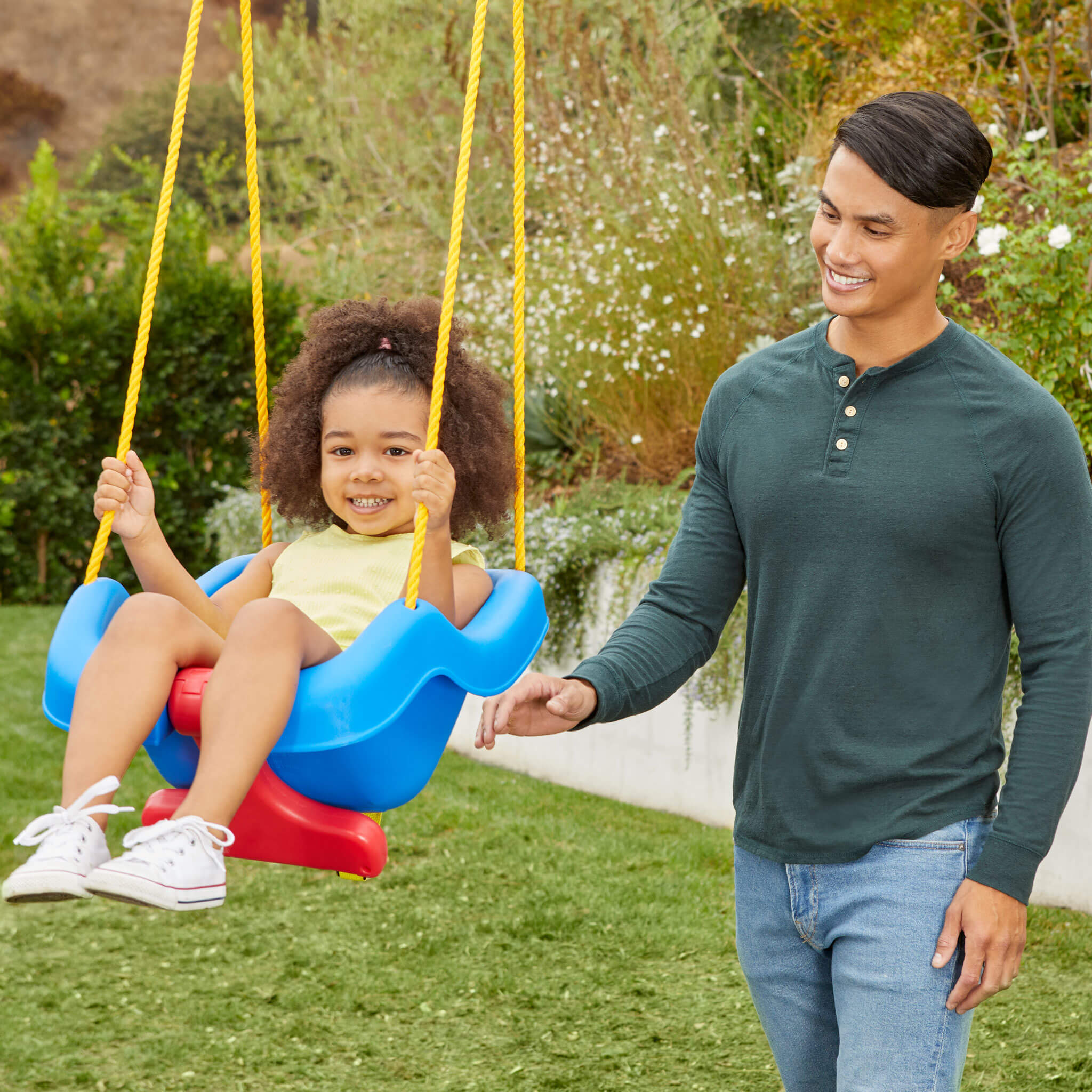 2-in-1 Snug 'n Secure™ Swing - Blue - Image 5
