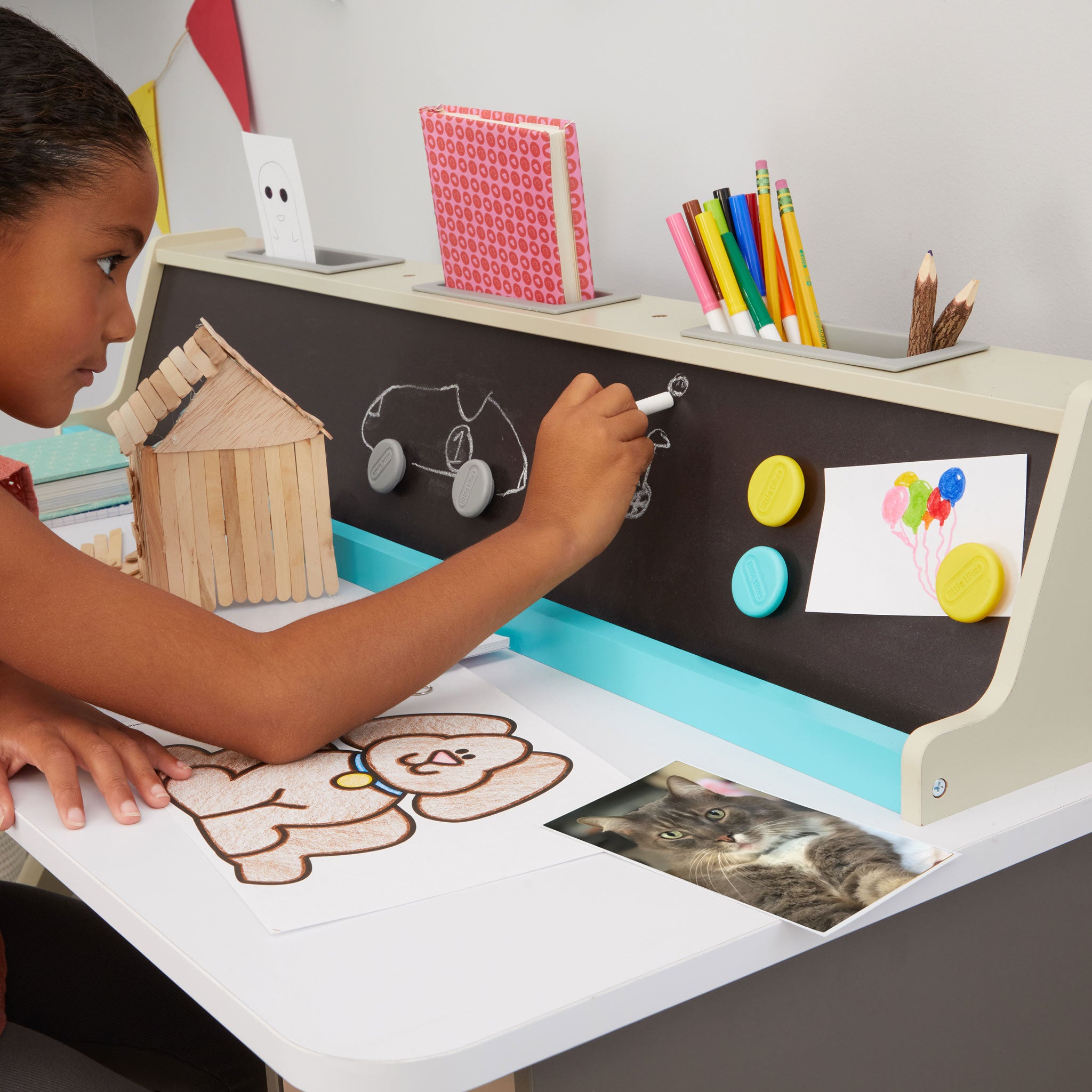 2-in-1 Chalkboard Desk - Image 6